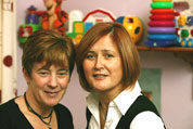Miriam Cullen and Liz McCormack, co-owners of The Wombles